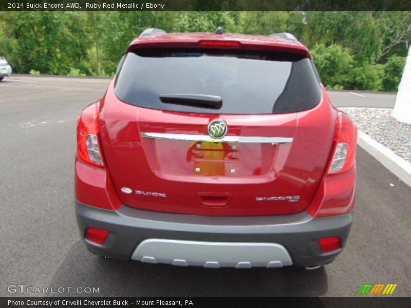 Ruby Red Metallic / Ebony 2014 Buick Encore AWD