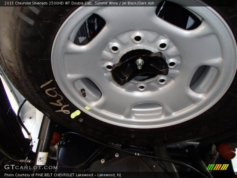 Summit White / Jet Black/Dark Ash 2015 Chevrolet Silverado 2500HD WT Double Cab