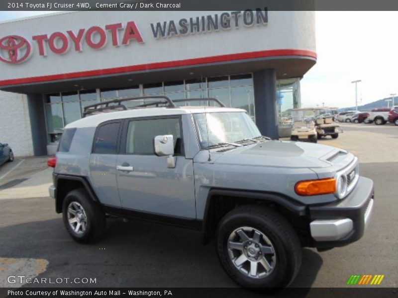 Cement Gray / Dark Charcoal 2014 Toyota FJ Cruiser 4WD