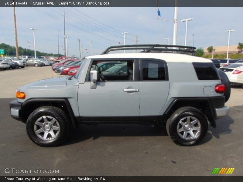 Cement Gray / Dark Charcoal 2014 Toyota FJ Cruiser 4WD