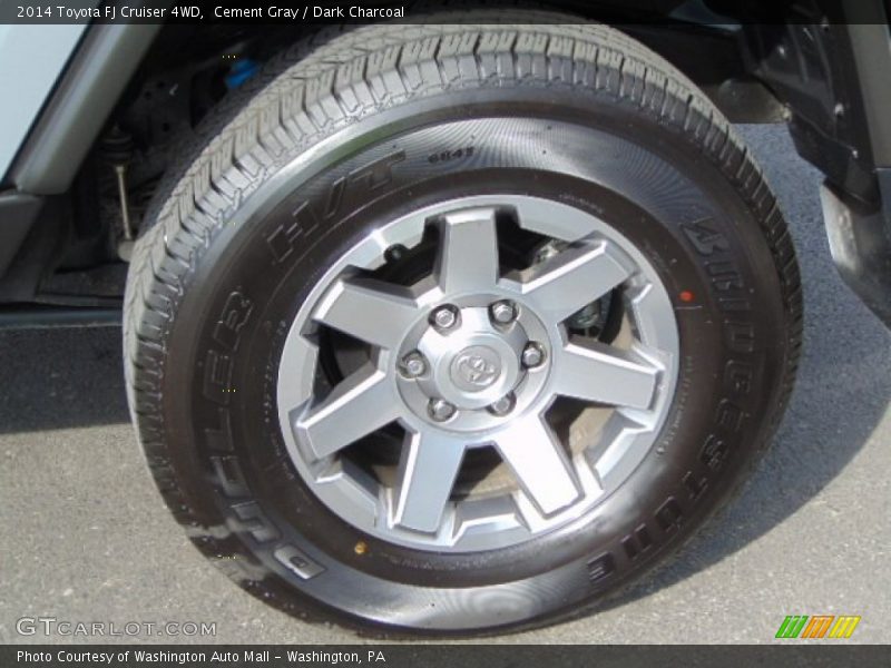Cement Gray / Dark Charcoal 2014 Toyota FJ Cruiser 4WD