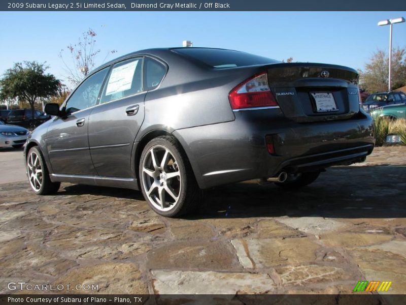 Diamond Gray Metallic / Off Black 2009 Subaru Legacy 2.5i Limited Sedan