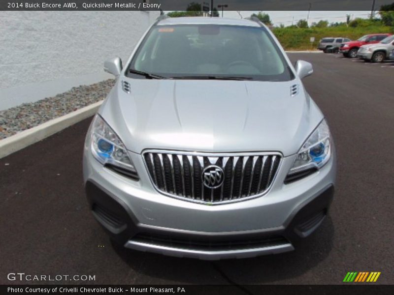 Quicksilver Metallic / Ebony 2014 Buick Encore AWD