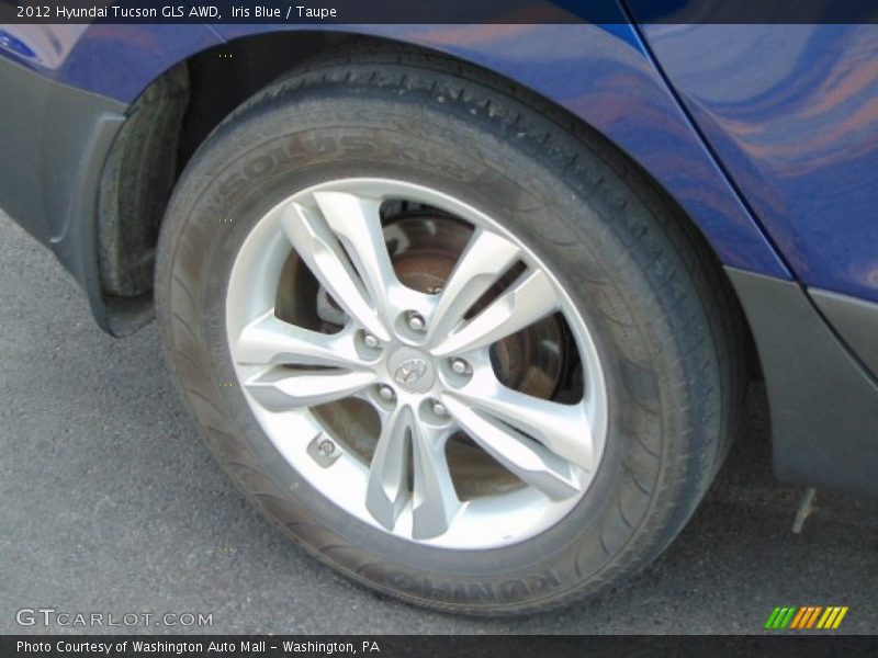 Iris Blue / Taupe 2012 Hyundai Tucson GLS AWD