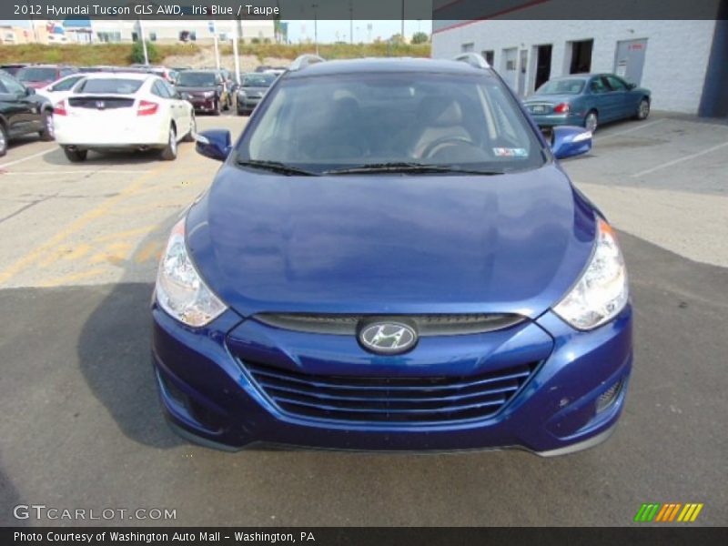 Iris Blue / Taupe 2012 Hyundai Tucson GLS AWD