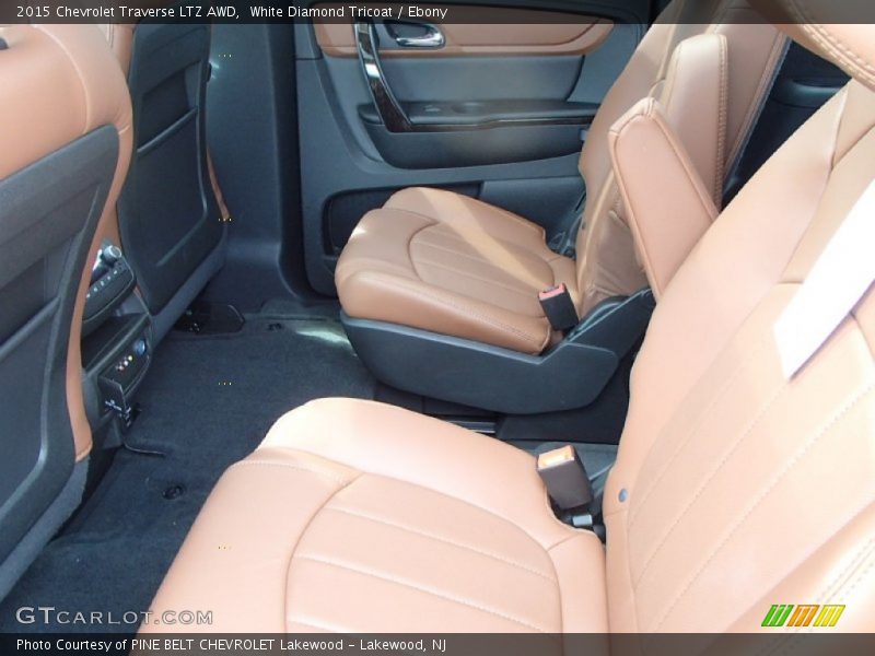 White Diamond Tricoat / Ebony 2015 Chevrolet Traverse LTZ AWD