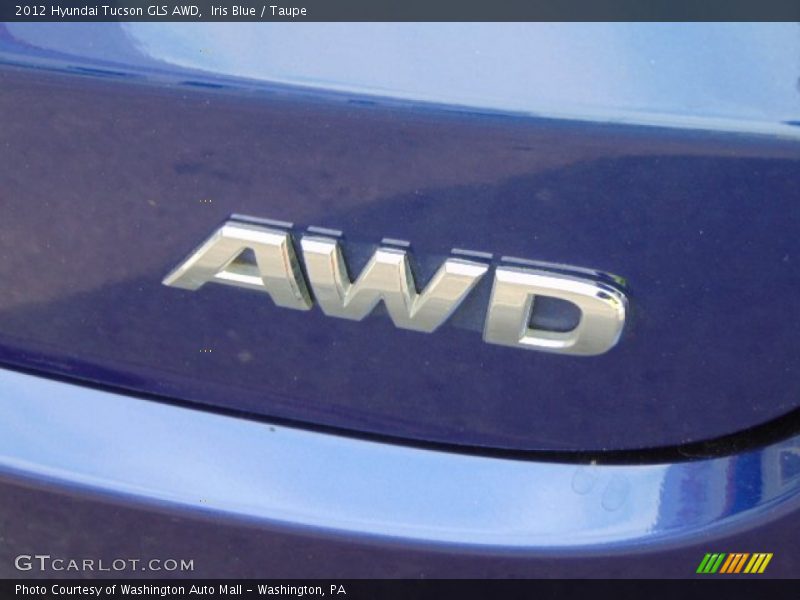 Iris Blue / Taupe 2012 Hyundai Tucson GLS AWD