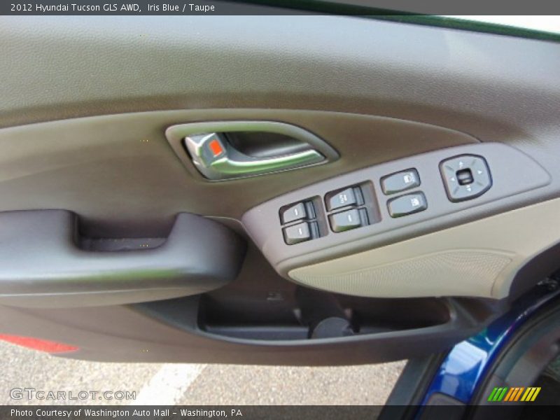 Iris Blue / Taupe 2012 Hyundai Tucson GLS AWD
