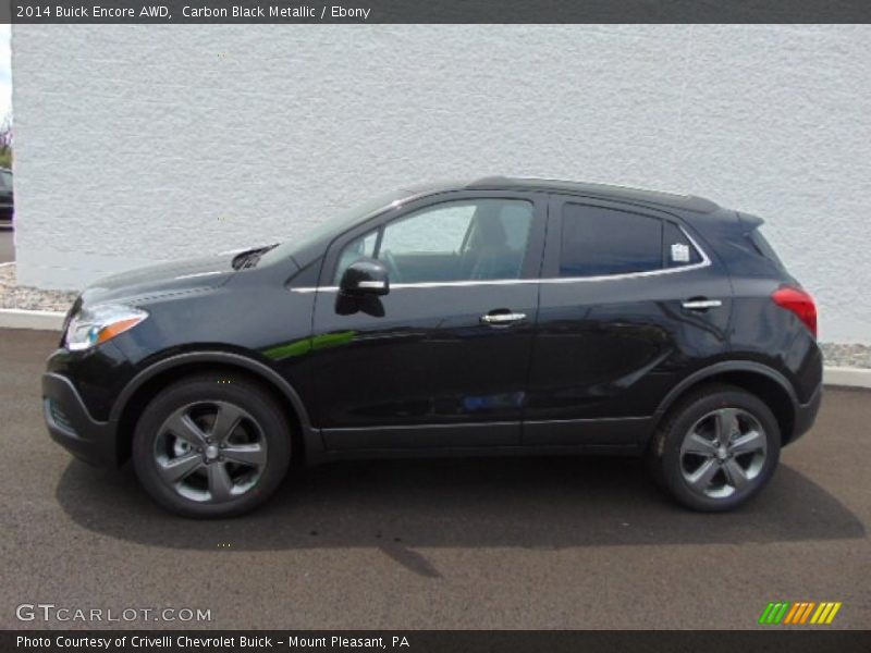 Carbon Black Metallic / Ebony 2014 Buick Encore AWD