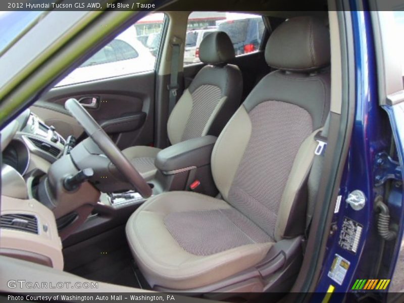 Iris Blue / Taupe 2012 Hyundai Tucson GLS AWD