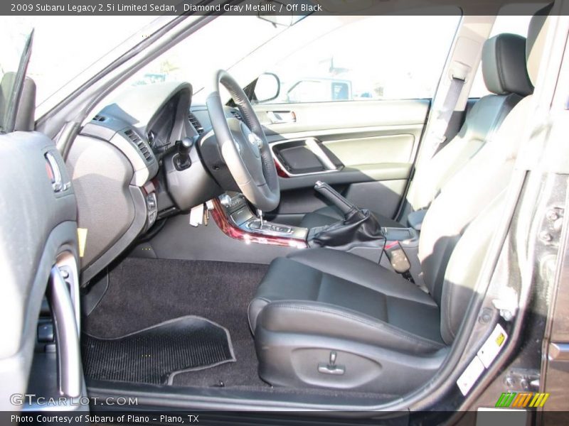 Diamond Gray Metallic / Off Black 2009 Subaru Legacy 2.5i Limited Sedan