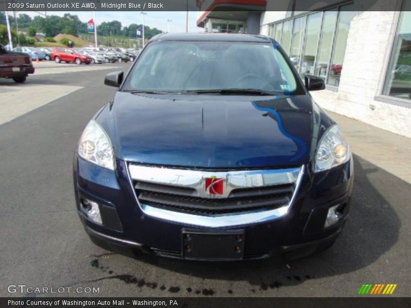 Midnight Blue / Black 2009 Saturn Outlook XE AWD