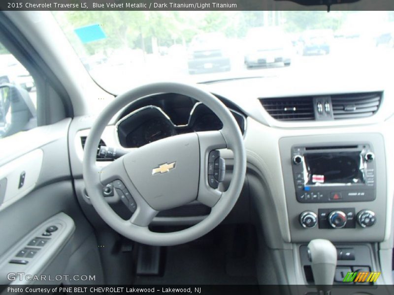 Blue Velvet Metallic / Dark Titanium/Light Titanium 2015 Chevrolet Traverse LS