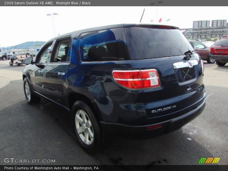 Midnight Blue / Black 2009 Saturn Outlook XE AWD