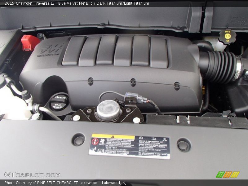 Blue Velvet Metallic / Dark Titanium/Light Titanium 2015 Chevrolet Traverse LS