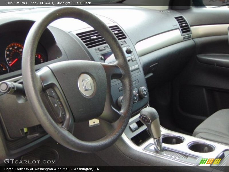 Midnight Blue / Black 2009 Saturn Outlook XE AWD