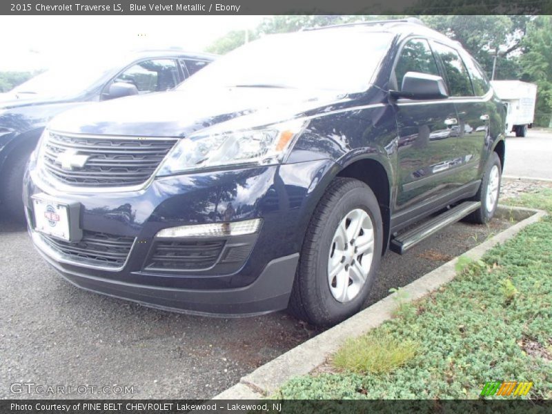 Blue Velvet Metallic / Ebony 2015 Chevrolet Traverse LS