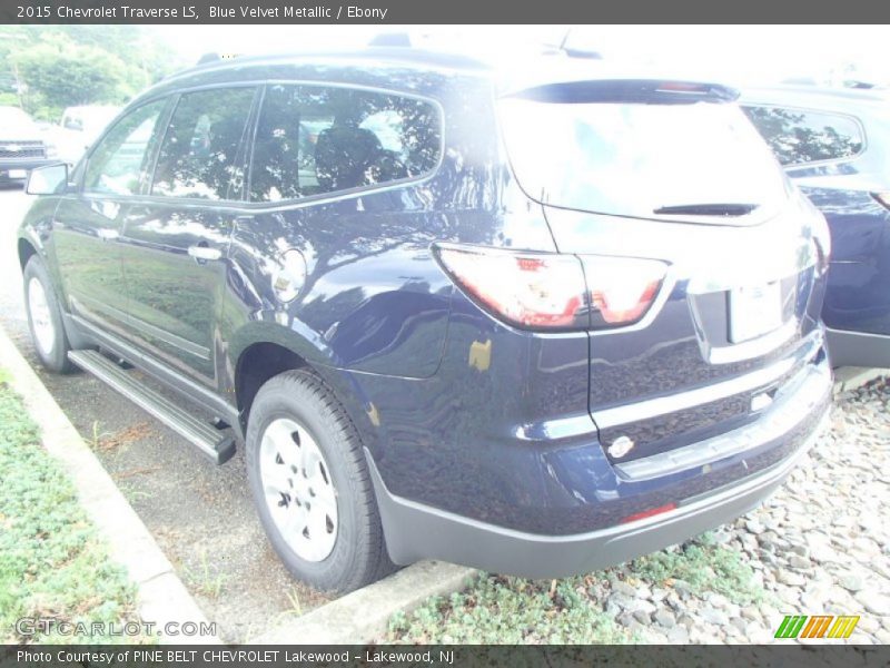 Blue Velvet Metallic / Ebony 2015 Chevrolet Traverse LS