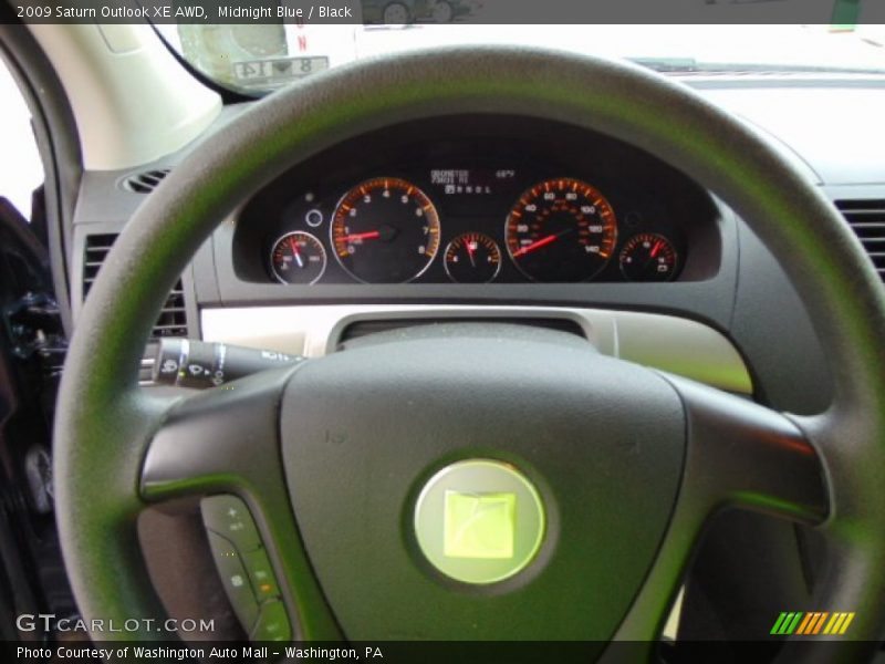 Midnight Blue / Black 2009 Saturn Outlook XE AWD