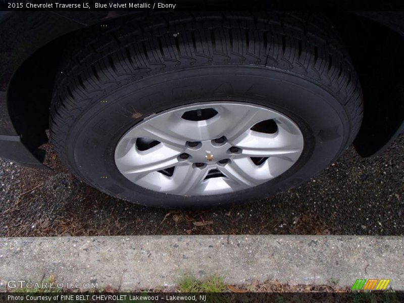 Blue Velvet Metallic / Ebony 2015 Chevrolet Traverse LS