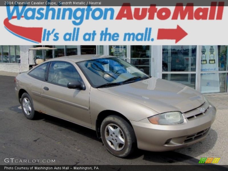 Sandrift Metallic / Neutral 2004 Chevrolet Cavalier Coupe