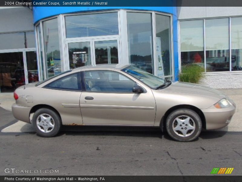 Sandrift Metallic / Neutral 2004 Chevrolet Cavalier Coupe