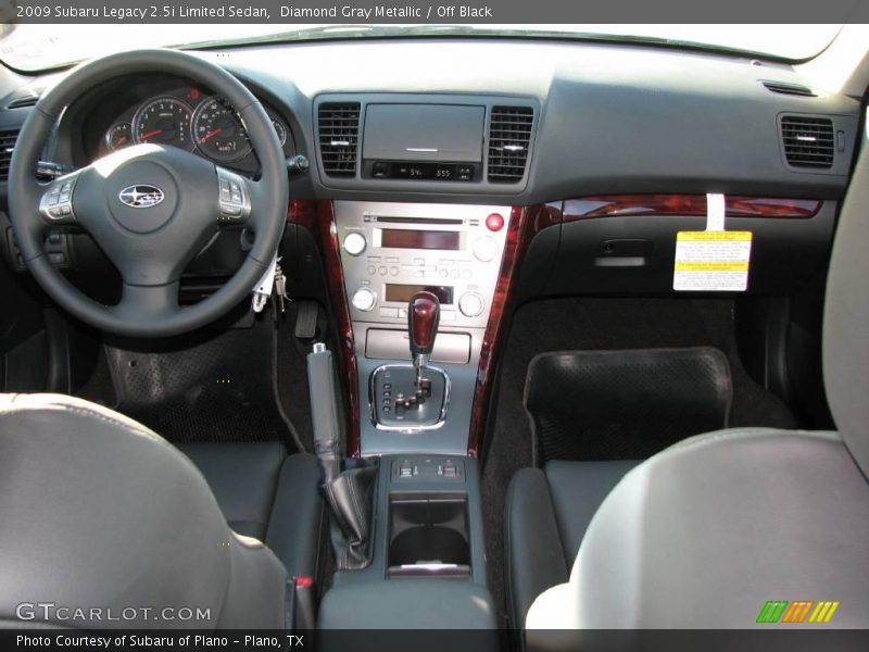 Diamond Gray Metallic / Off Black 2009 Subaru Legacy 2.5i Limited Sedan