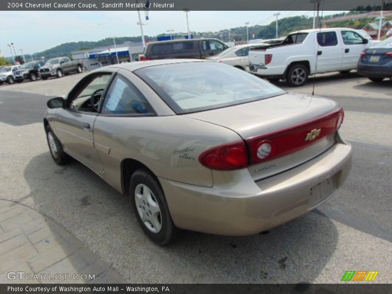 Sandrift Metallic / Neutral 2004 Chevrolet Cavalier Coupe