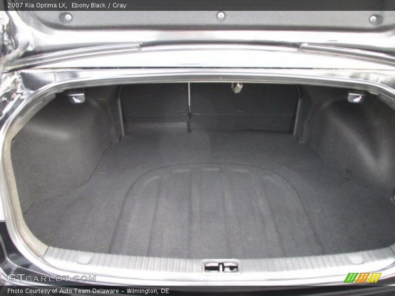 Ebony Black / Gray 2007 Kia Optima LX
