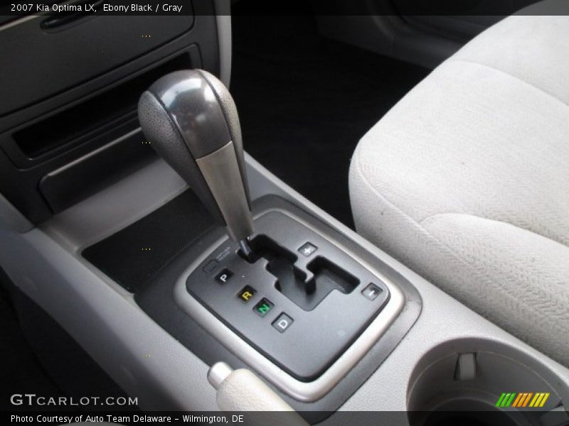 Ebony Black / Gray 2007 Kia Optima LX