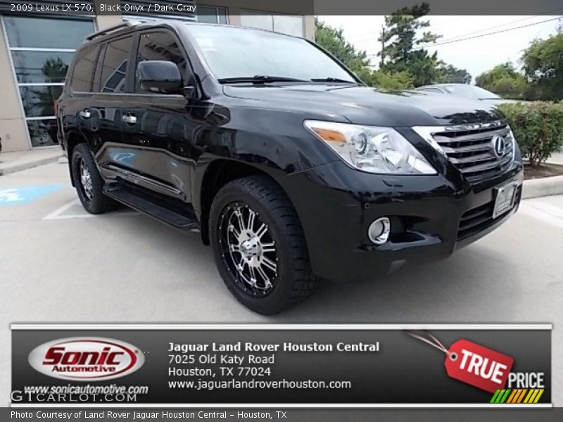 Black Onyx / Dark Gray 2009 Lexus LX 570