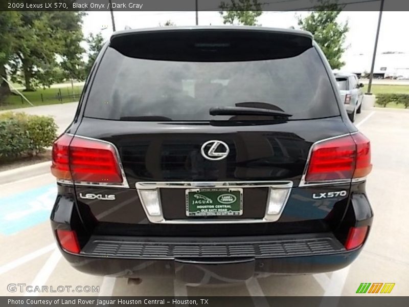 Black Onyx / Dark Gray 2009 Lexus LX 570