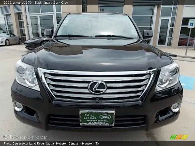 Black Onyx / Dark Gray 2009 Lexus LX 570