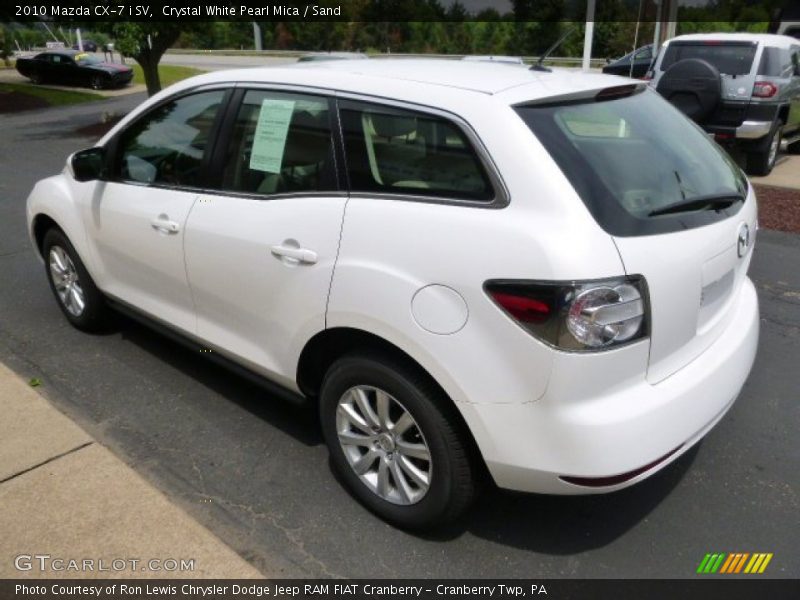 Crystal White Pearl Mica / Sand 2010 Mazda CX-7 i SV