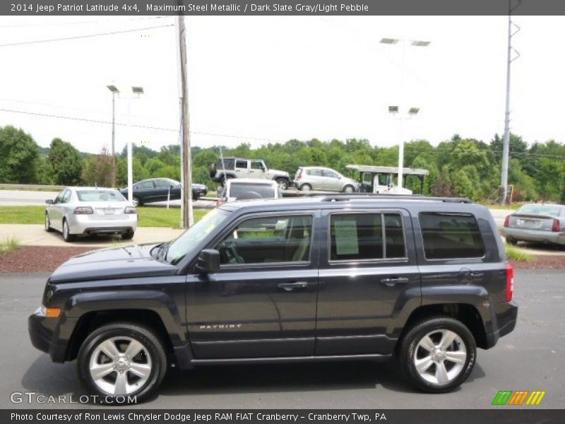 Maximum Steel Metallic / Dark Slate Gray/Light Pebble 2014 Jeep Patriot Latitude 4x4
