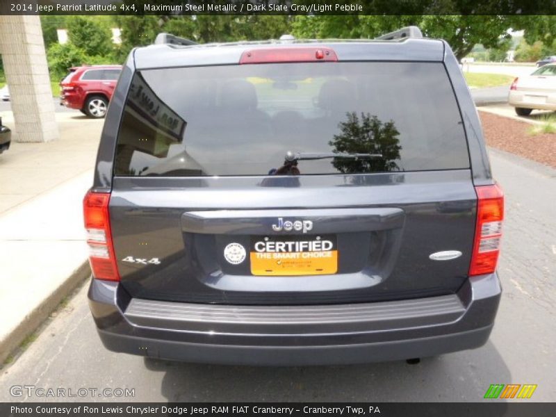 Maximum Steel Metallic / Dark Slate Gray/Light Pebble 2014 Jeep Patriot Latitude 4x4