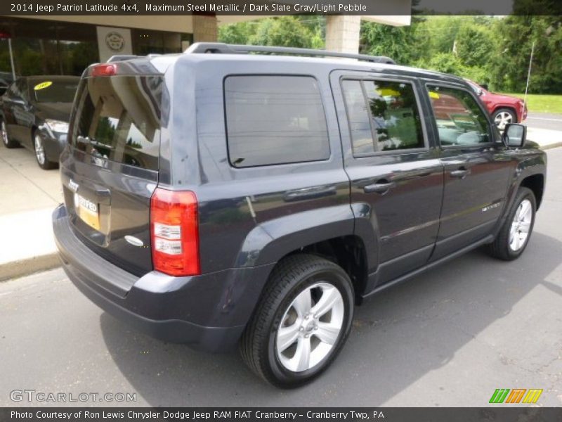 Maximum Steel Metallic / Dark Slate Gray/Light Pebble 2014 Jeep Patriot Latitude 4x4