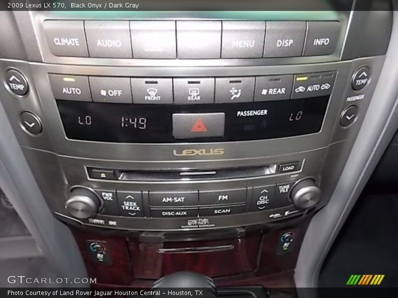 Black Onyx / Dark Gray 2009 Lexus LX 570