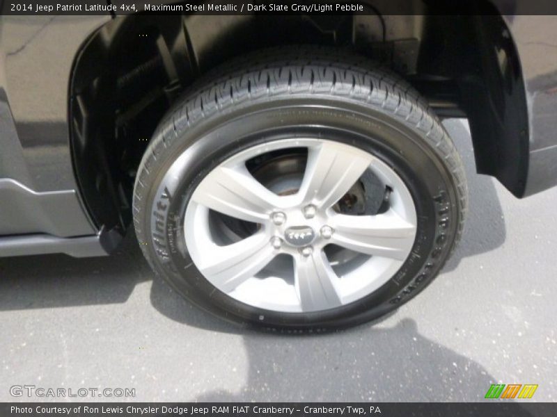 Maximum Steel Metallic / Dark Slate Gray/Light Pebble 2014 Jeep Patriot Latitude 4x4