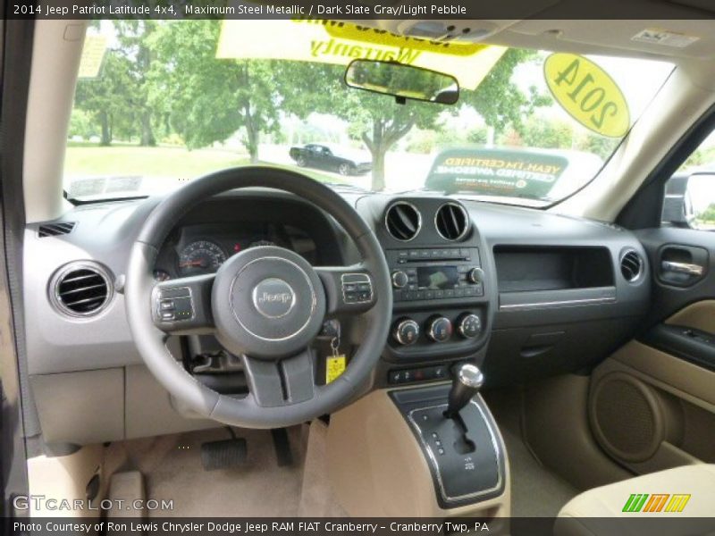 Maximum Steel Metallic / Dark Slate Gray/Light Pebble 2014 Jeep Patriot Latitude 4x4
