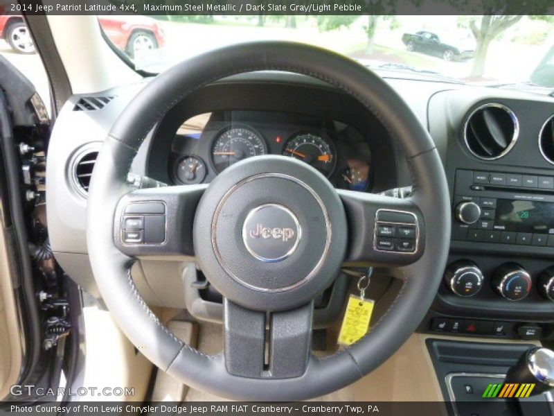Maximum Steel Metallic / Dark Slate Gray/Light Pebble 2014 Jeep Patriot Latitude 4x4