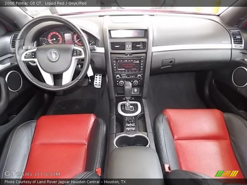 Liquid Red / Onyx/Red 2008 Pontiac G8 GT