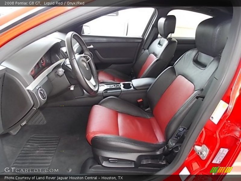 Liquid Red / Onyx/Red 2008 Pontiac G8 GT