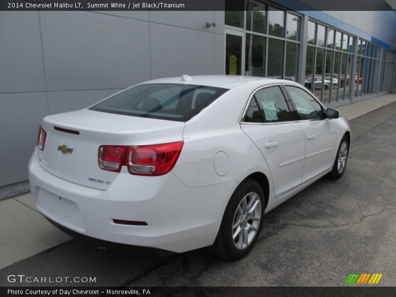 Summit White / Jet Black/Titanium 2014 Chevrolet Malibu LT