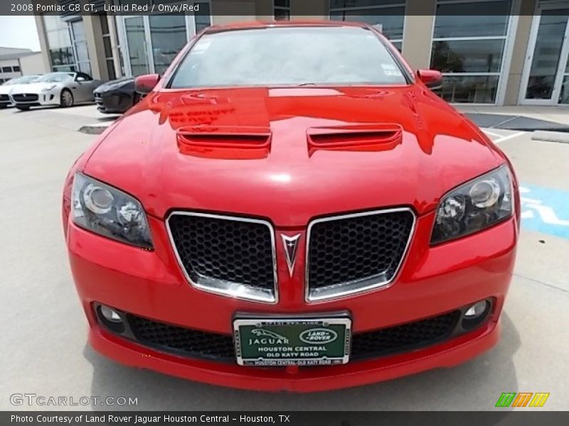 Liquid Red / Onyx/Red 2008 Pontiac G8 GT