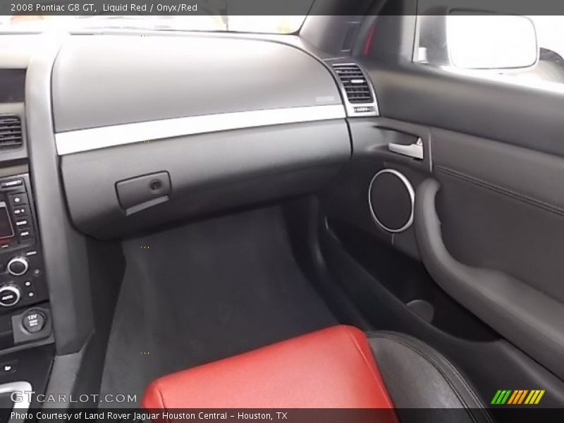 Liquid Red / Onyx/Red 2008 Pontiac G8 GT