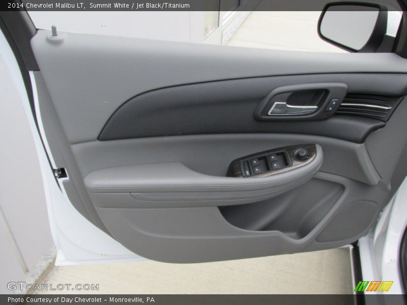 Summit White / Jet Black/Titanium 2014 Chevrolet Malibu LT