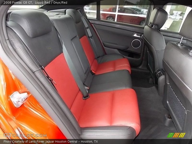 Rear Seat of 2008 G8 GT