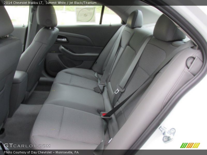 Summit White / Jet Black/Titanium 2014 Chevrolet Malibu LT