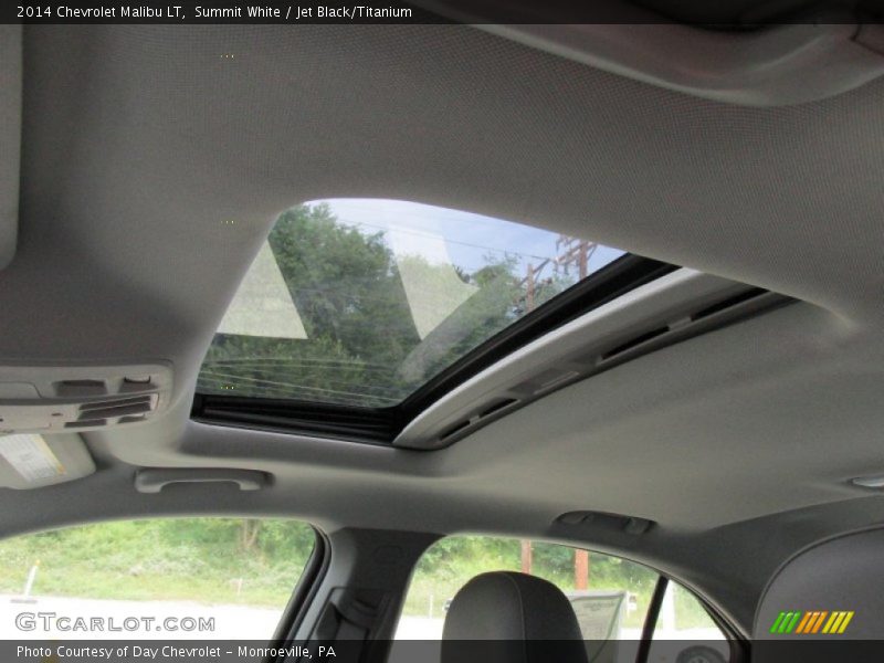 Summit White / Jet Black/Titanium 2014 Chevrolet Malibu LT